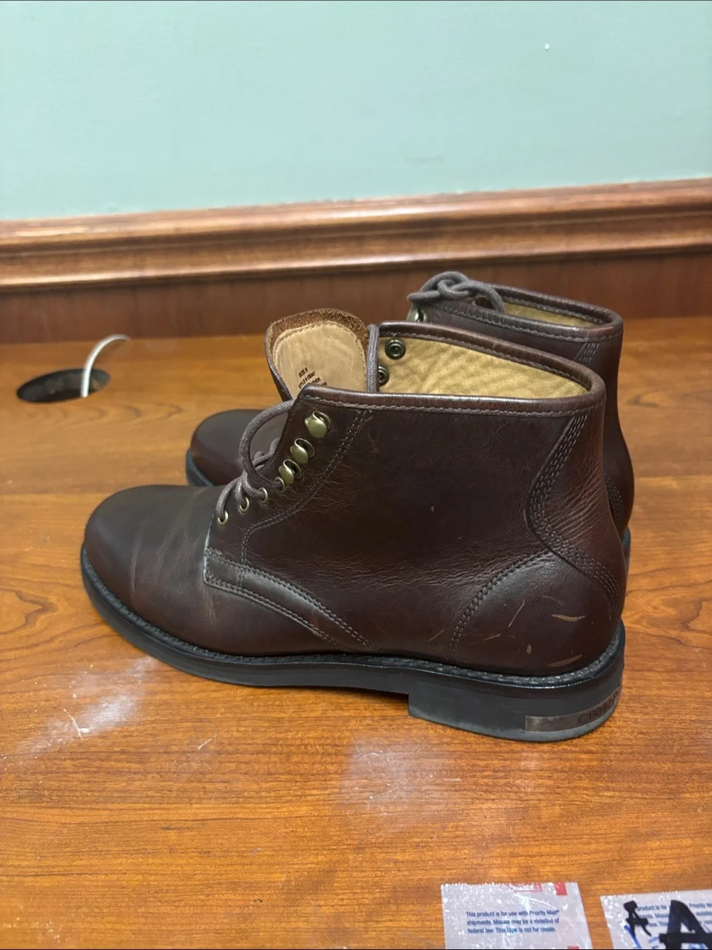 J Crew Field boots in English leather CB047